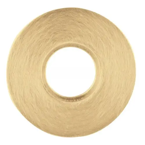 2-1/8" Privacy Rose Satin Brass with Brown Finish Pair