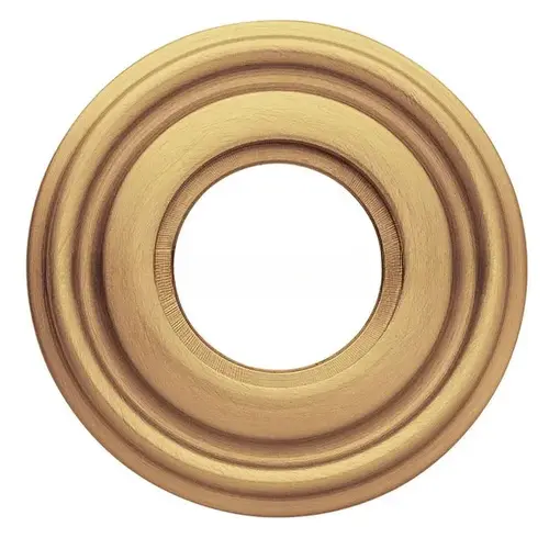 Single 2" Grooved Privacy Rose Vintage Brass Finish