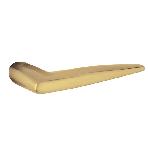 Single Left Hand 5166 Lever Less Rose Satin Brass With Brown Finish