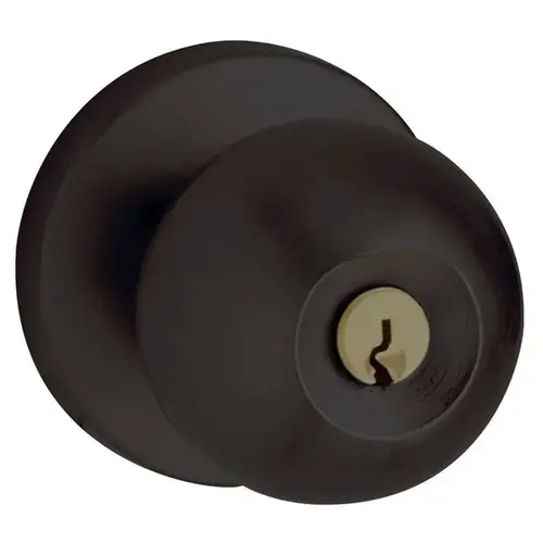 5215 Contemporary Knob Full Dummy Satin Black Finish