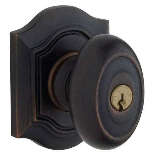 5238 Thick Door Bethpage Knob Full Dummy Distressed Oil Rubbed Bronze Finish