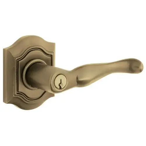 Right Hand 5241 Thick Door Bethpage Lever Standard Keyed Entry Antique Brass Finish