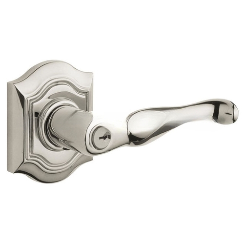 Left Hand 5238 Thick Door Bethpage Lever Emergency Egress Keyed Entry Lifetime Bright Nickel Finish