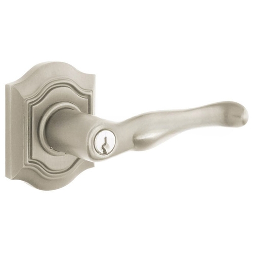 Right Hand 5241 Thick Door Bethpage Lever Standard Keyed Entry Lifetime Satin Nickel Finish