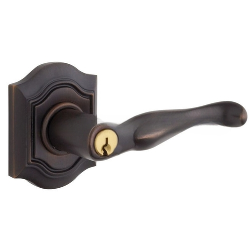 Right Hand 5241 Thick Door Bethpage Lever Standard Keyed Entry Venetian Bronze Finish