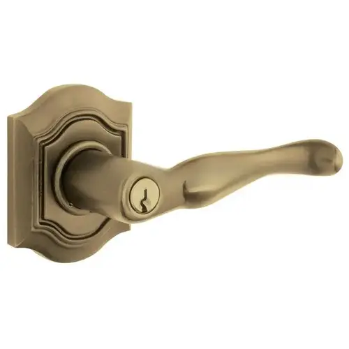 Right Hand 5239 Bethpage Lever Standard Keyed Entry Antique Brass Finish