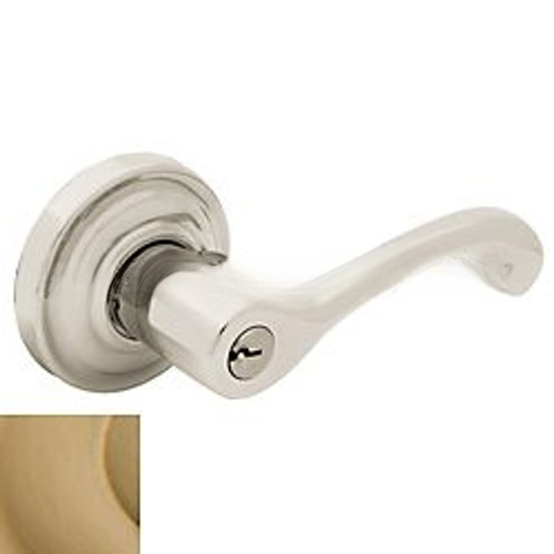 Left Hand 5248 Classic Lever Standard Keyed Entry Vintage Brass Finish