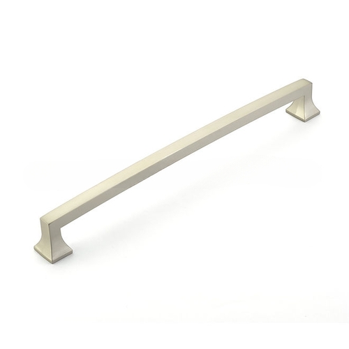 15" Center to Center Menlo Park Arched Appliance Pull Satin Nickel Finish