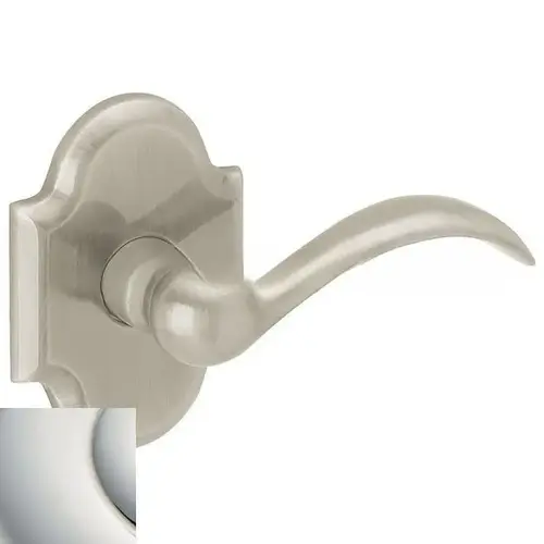 Estate Beavertail Lever Less Rose Polished Nickel