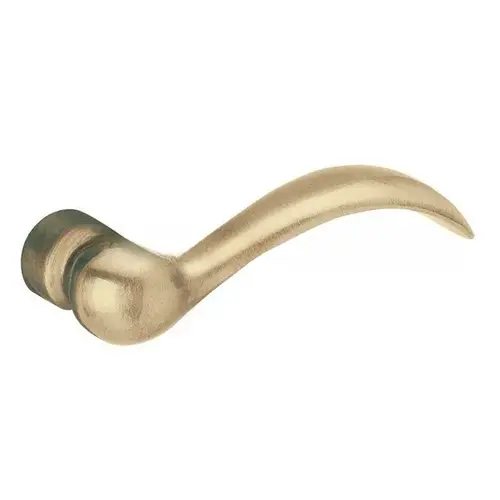 Single Left Hand 5452V Lever Less Rose Satin Brass With Brown Finish