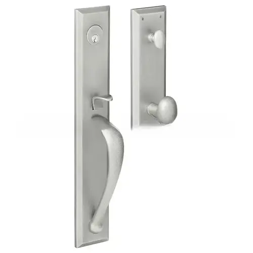 Knob Entry Cody Full Escutcheon Emergency Egress Handleset Bright Chrome Finish