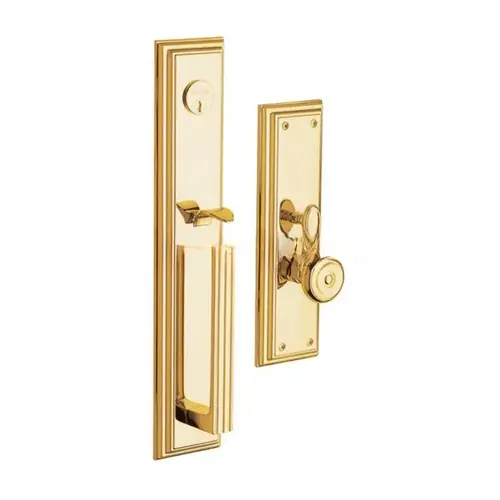 Tremont Double Cylinder Entry Mortise Trim Lifetime Brass Finish