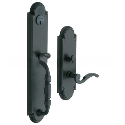 Left Hand Hamilton Double Cylinder Entry Mortise Trim Oil Rubbed Bronze Finish