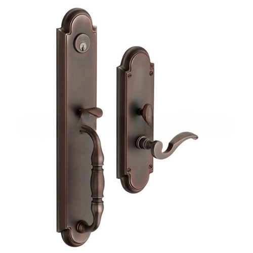 Left Hand Hamilton Double Cylinder Entry Mortise Trim Venetian Bronze Finish