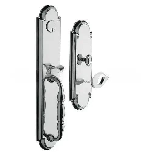 Right Hand Hamilton Single Cylinder Entry Mortise Trim Bright Chrome Finish