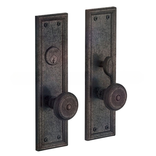 Nashville Full Dummy Mortise Trim Distressed Oil Rubbed Bronze Finish