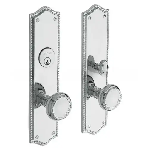 Barclay Single Cylinder Entry Mortise Trim Bright Chrome Finish