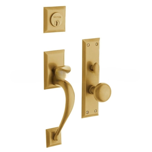 Concord Full Dummy Mortise Trim Vintage Brass Finish