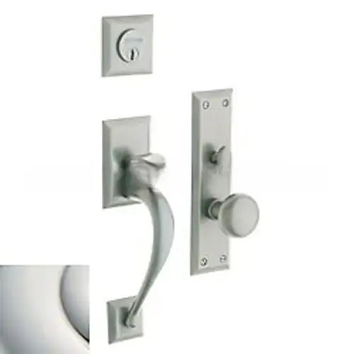 Concord Full Dummy Mortise Trim Lifetime Bright Nickel Finish