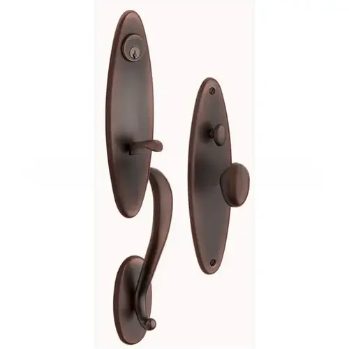 Springfield Double Cylinder Entry Mortise Trim Venetian Bronze Finish