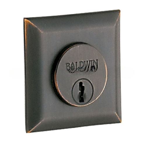 2-1/2" Square Cylinder Collar Venetian Bronze Finish