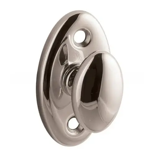 Extended Oval Turn Piece Lifetime Bright Nickel Finish