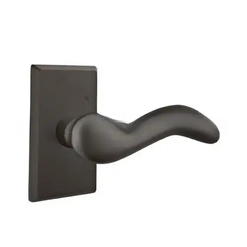 Cody Lever Right Hand Passage With Style # 3 Rose Flat Black Finish