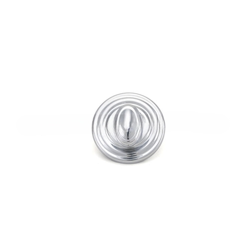 Traditional Turn Knob Assembly Bright Chrome Finish