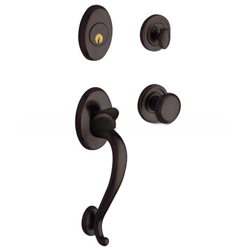 Estate Logan Tubular Handleset Venetian Bronze