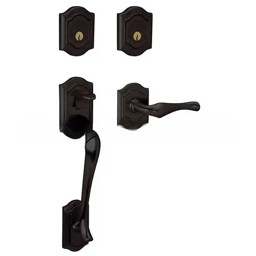 Bethpage Sectional Tubular Right Hand Double Cylinder Handleset Oil Rubbed Bronze Finish