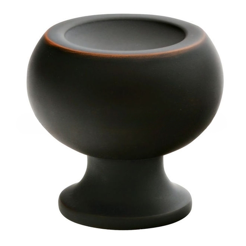 Atomic 1" Cabinet Knob Oil Rubbed Bronze Finish