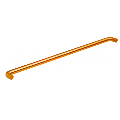 33" Push Bar, 1" Round and 2-1/2" Projection Satin Bronze Finish