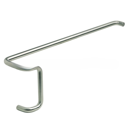 Ives Commercial 9190HD33815 33" Push Bar and 8" Offset Pull Combo, 1" Round and 2-1/2" Projection Satin Nickel Finish