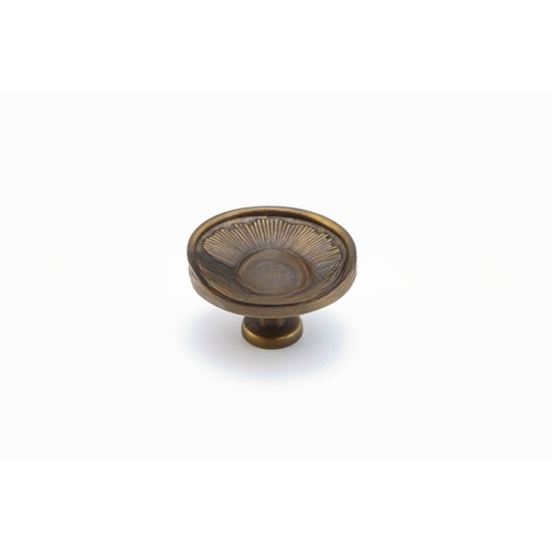 1-3/8" Sunburst Cabinet Knob Estate Dover Finish