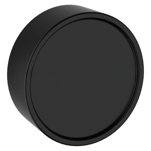 Single K009 2-1/2" Hollywood Hills Knob Less Rose Satin Black Finish