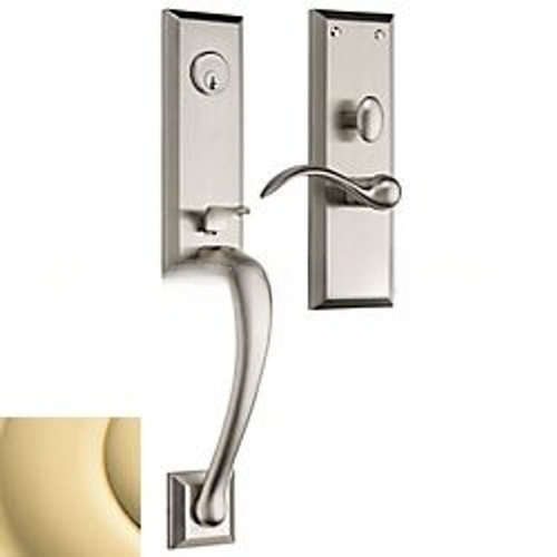 Cody 3/4 Escutcheon Single Cylinder Right Hand Entry Mortise Trim Unlacquered Brass Finish