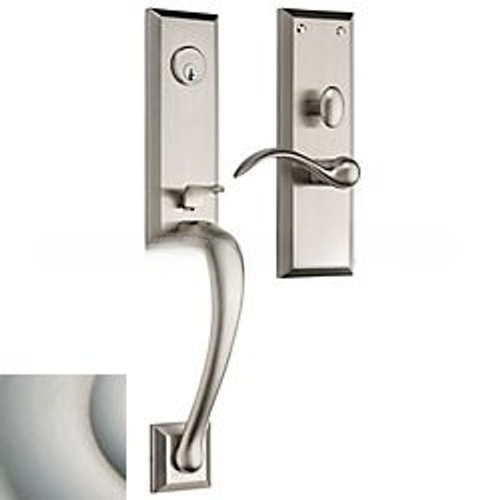 Cody 3/4 Escutcheon Single Cylinder Right Hand Entry Mortise Trim Lifetime Satin Nickel Finish