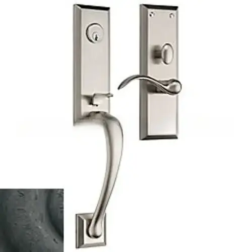 Cody 3/4 Escutcheon Single Cylinder Left Hand Entry Mortise Trim Distressed Oil Rubbed Bronze Finish