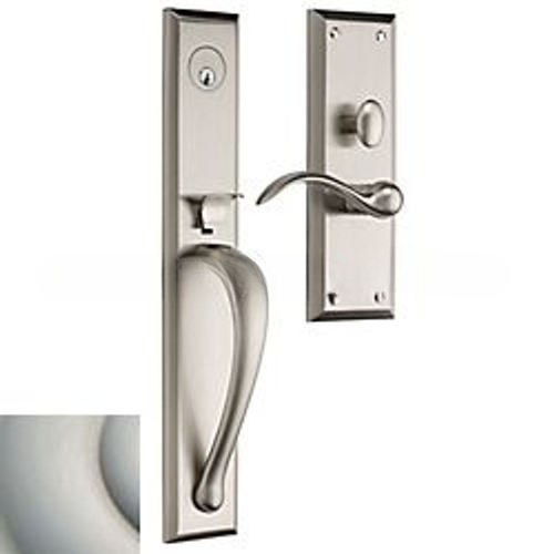 Cody Full Escutcheon Right Hand Full Dummy Mortise Trim Lifetime Satin Nickel Finish