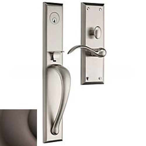 Cody Full Escutcheon Left Hand Single Cylinder Entry Mortise Trim Venetian Bronze Finish