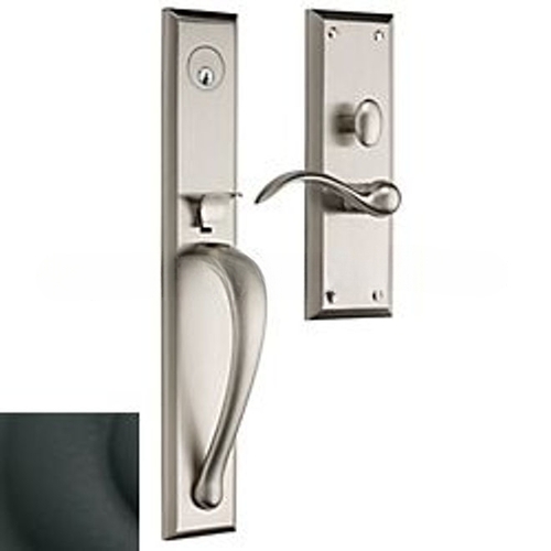 Cody Full Escutcheon Right Hand Full Dummy Mortise Trim Satin Black Finish