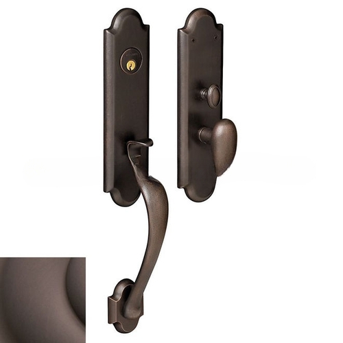 Boulder 3/4 Escutcheon Single Cylinder Entry Mortise Trim Venetian Bronze Finish