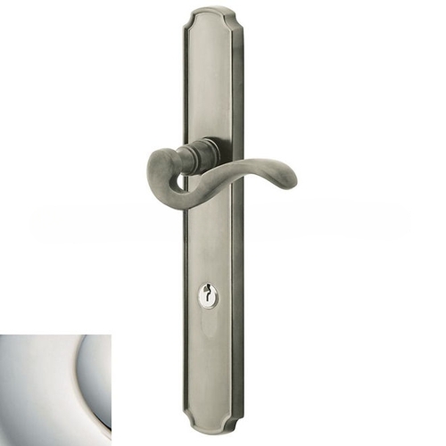 Bismark Multi Point Trim Keyed Entry with Turn Knob Configuration 4 Lifetime Bright Nickel Finish