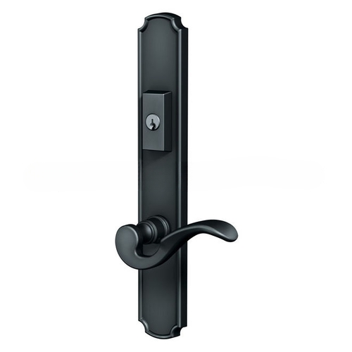 Bismark Multi Point Trim Keyed Entry with Turn Knob Configuration 2 Oil Rubbed Bronze Finish