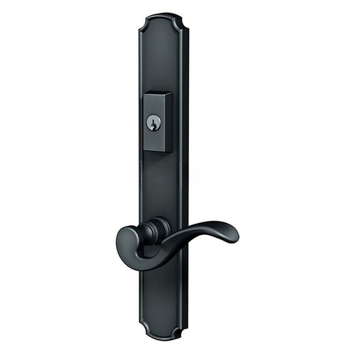 Bismark Multi Point Trim Keyed Entry with Turn Knob Configuration 6 Oil Rubbed Bronze Finish