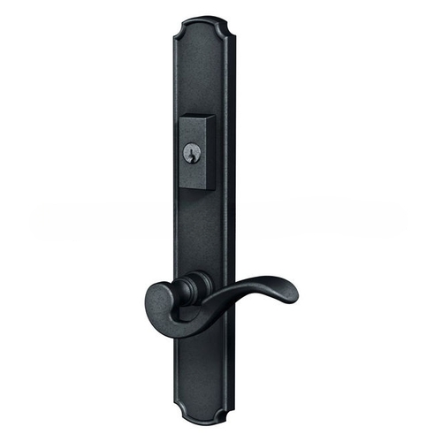 Bismark Multi Point Trim Keyed Entry with Turn Knob Configuration 4 Distressed Oil Rubbed Bronze Finish