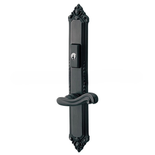 Kensington Multi Point Trim Keyed Entry with Turn Knob Configuration 2 Minus Lever Oil Rubbed Bronze Finish