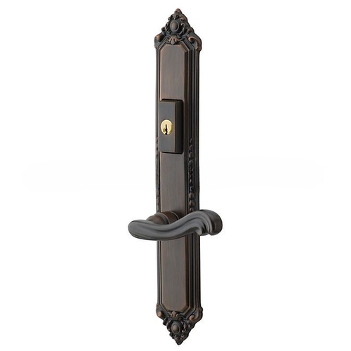 Kensington Multi Point Trim Keyed Entry with Turn Knob Configuration 6 Venetian Bronze Finish