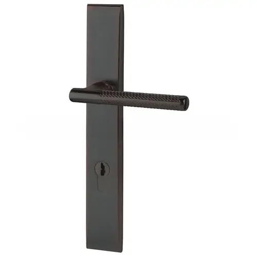 Lakeshore Multi Point Trim Keyed Entry with Turn Knob Configuration 1 Minus Lever Venetian Bronze Finish