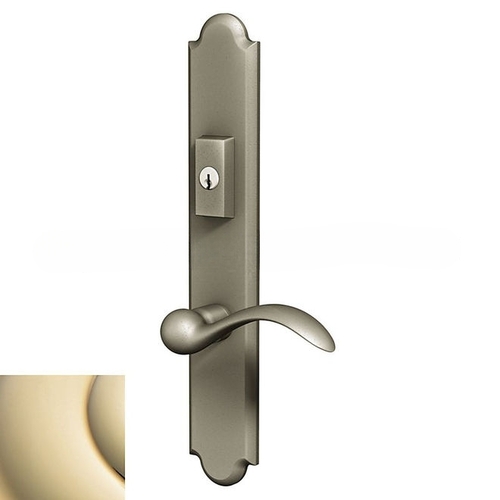 Boulder Multi Point Trim Full Dummy Configuration 6 Minus Lever Lifetime Brass Finish